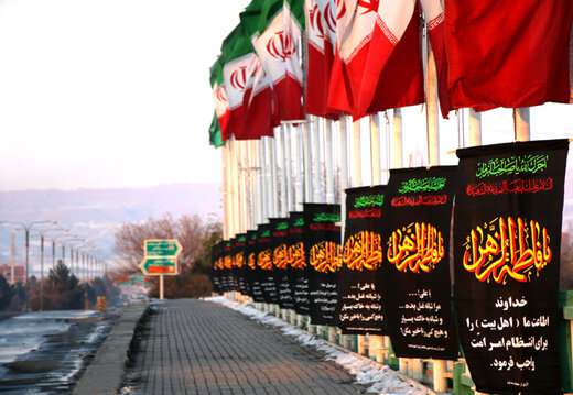 فضاسازی سطح منطقه ۴ به مناسب ایام فاطمیه