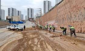 آبگرفتگی مسکن مهر پردیس رفع شد