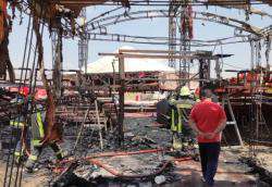 آتش سوزی در سیرک بزرگ شیراز