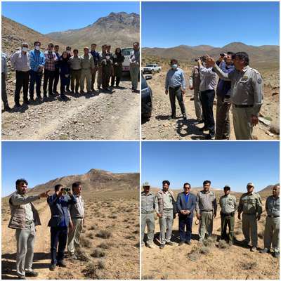 همزمان با هفته محیط زیست؛ بازدید مسئولان صنایع کاشان از منطقه حفاظت شده قمصر و برزک