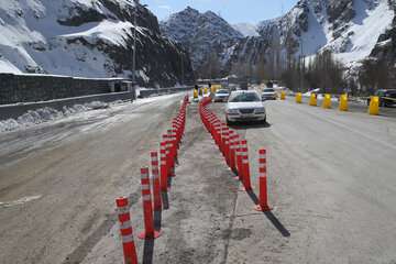 وزیر راه و شهرسازی از قطعه ۲ آزادراه تهران-شمال بازدید کرد