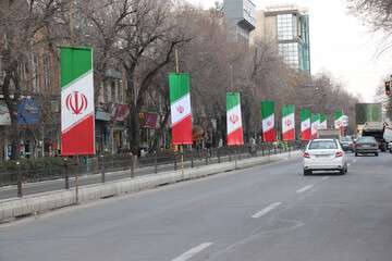 فضا سازی شهر به مناسبت قیام مردم تبریز در ۲۹ بهمن ۵۶
