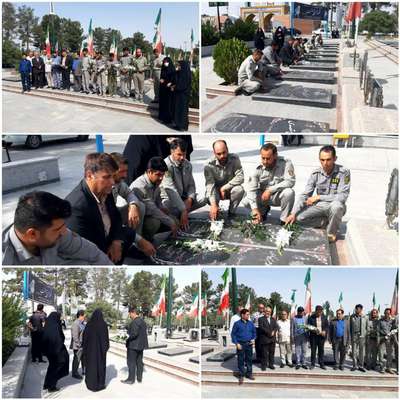 بازدید سرپرست فرمانداری ویژه کاشان از اداره حفاظت محیط زیست کاشان و ادای احترام به مقام شامخ شهدا در این شهرستان