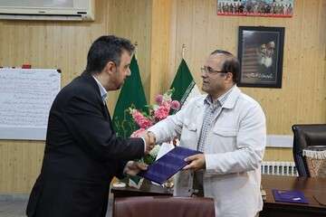 قدردانی رئیس بیمارستان رازی و آسایشگاه باباباغی از شهردار منطقه ۶ تبریز