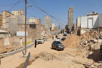 عملیات عمرانی مسیرگشایی محله علی بقال با جدیت ادامه دارد
