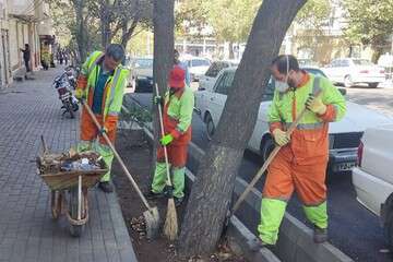 ارائه خدمات شهری گسترده در خیابان سرباز شهید