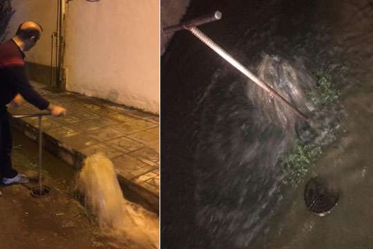 شستشوی شبکه آبرسانی رضوانشهر