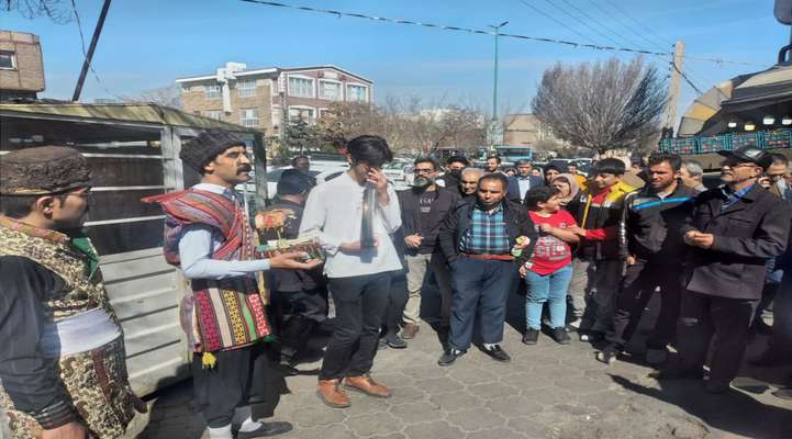 برگزاری مراسم " تکم گردانی" در راستای استقبال از نوروز