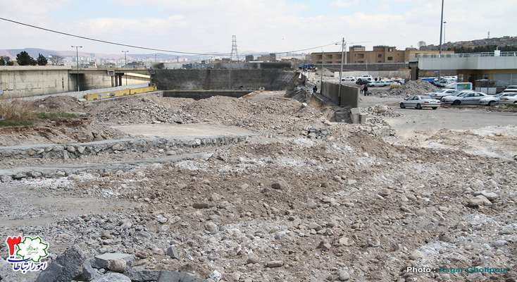 جدول‌گذاری باند کندرو در ضلع جنوبی زیرگذر ترمینال تبریز آغاز شد