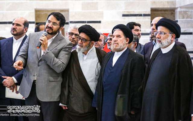 ویدیو | افتتاح راه آهن بستان آباد خاوران با حضور رییس جمهور و وزیر راه و شهرسازی