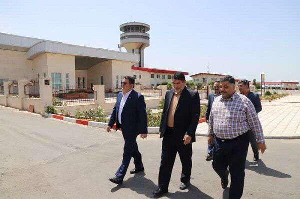 بازدید رئیس پلیس امنیت عمومی استان گلستان از فرودگاه بین‌المللی شهدای گرگان
