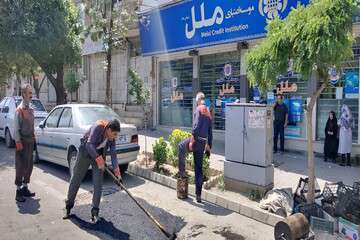 لکه گیری، چاله زدائی و توزیع آسفالت در مسیر خیابان بیلانکوه، سیلاب و شهید بهشتی