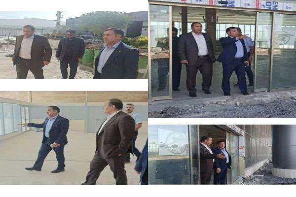 بازدید از روند ساخت ترمینال جدید در فرودگاه ایلام