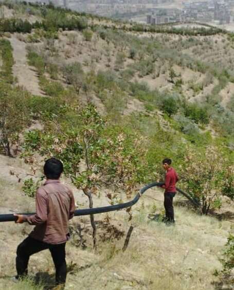 بهسازی وضعیت شبکه آب خام تفرجگاه ائل‌باغی