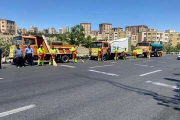 استمرار اجرای "طرح نگهداشت شهری" توسط شهرداری منطقه ۲ تبریز