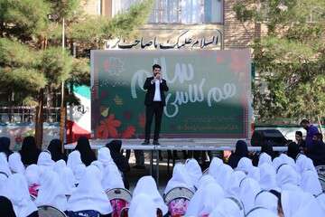 مراسم بازگشایی مدارس در مدرسه نرجس