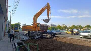 اصلاح ترافیکی و هندسی میدان بزرگ "ائل گولی"
