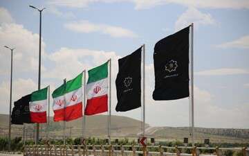فضاسازی جنوب غرب تبریز به مناسبت قتل عام در بیمارستان المعمدانی غزه