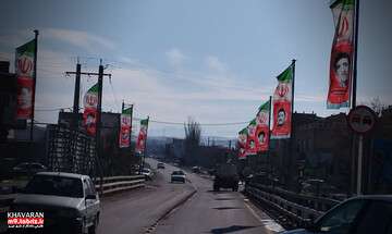 فضاسازی شهرک خاوران به مناسبت کنگره بزرگداشت ۱۰ هزار شهید آذربایجان‌شرقی