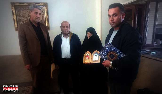 دیدار جمعی از مدیران منطقه۹ با خانواده شهید والامقام «یعقوب علوی مرجانی»