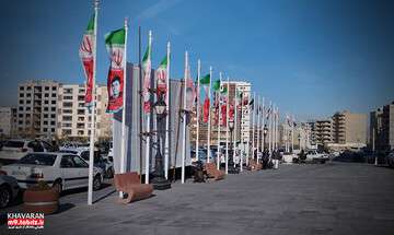 فضاسازی شهری کنگره ملی ۱۰ هزار شهید استان آذربایجان شرقی توسط منطقه ۹
