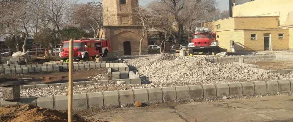 پیشرفت ۵۰ درصدی پروژه احداث بوستان آتش نشانی تبریز