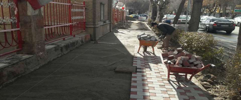عملیات کفسازی بوستان آتش نشانی آغاز شد