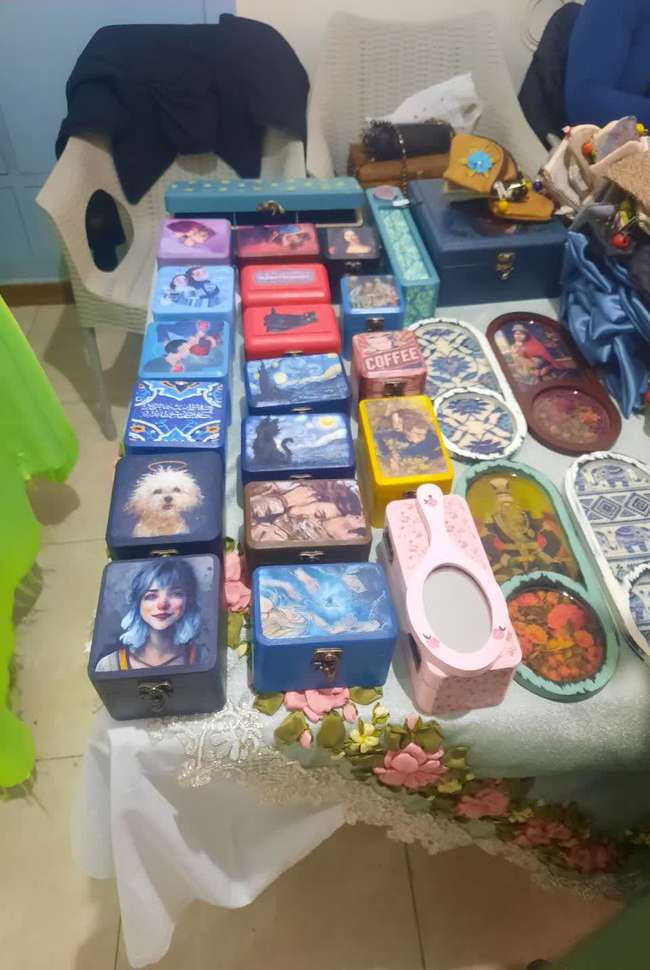 اجرای نمایشگاه صنایع دستی در فرهنگسرای نیکدل