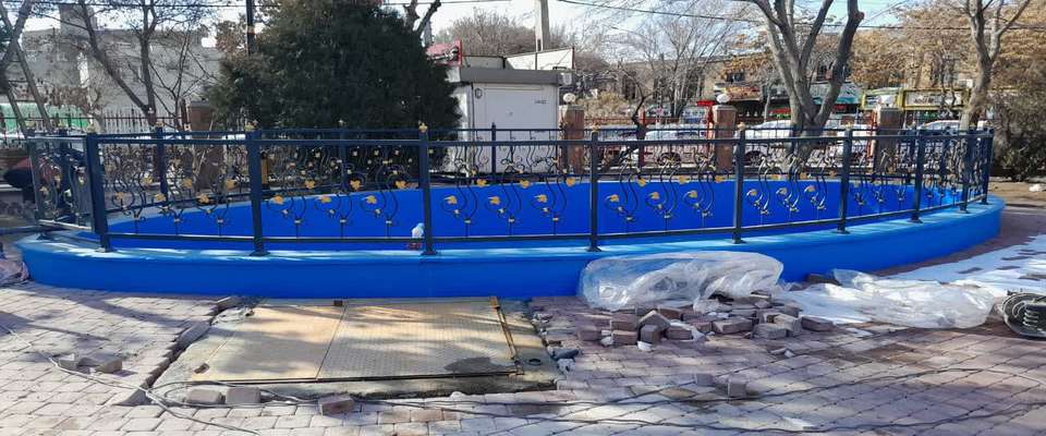پیشرفت ۹۰ درصدی عملیات عمرانی بوستان آب و آتش تبریز