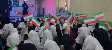 مراسم جشن دهه فجر و پیروزی شکوهمند انقلاب در مدرسه ایثار