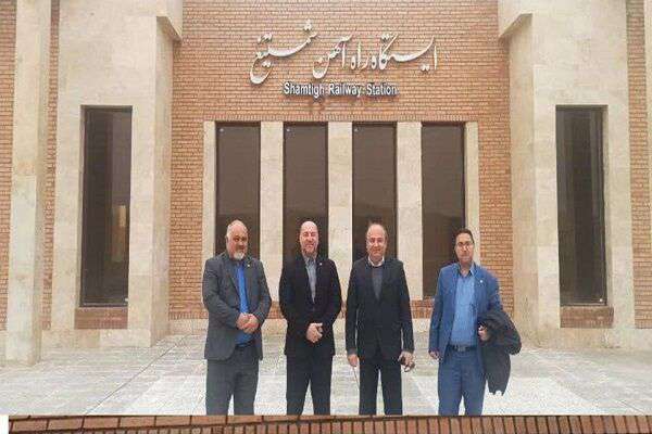 بازدید مدیرکل لجستیک راه آهن کشور از ایستگاه مرزی شمتیغ راه آهن شرق