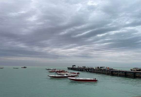 هشدار وقوع طوفان و رعد و برق در بندر امام‌خمینی(ره)