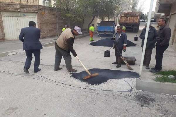 آسفالت‌ریزی ۲ هزار و ۸۹۸ تنی شهرداری تبریز طی هفته گذشته