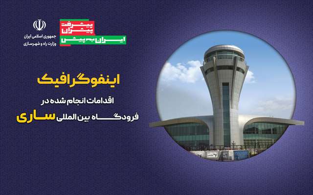 اطلاع نگاشت| اقدامات انجام شده در فرودگاه بین المللی ساری