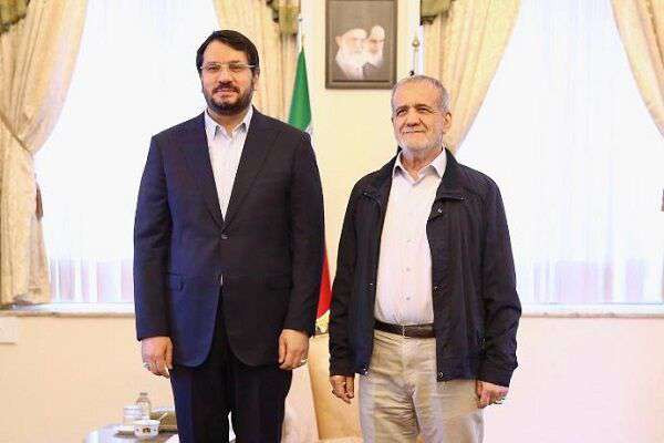دیدار وزیر راه و شهرسازی با رئیس جمهور منتخب