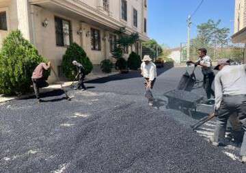 توزیع ۳۶۰ تن آسفالت طی هفته گذشته در معابر منطقه ۱