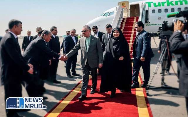 استقبال وزیر راه و شهرسازی از رهبر ملی ترکمنستان