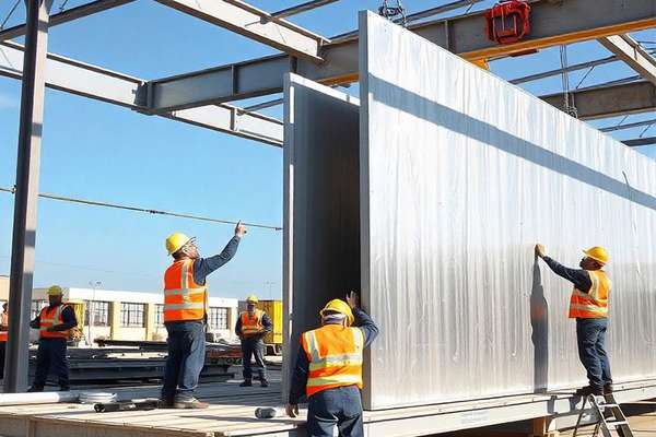  شاسی کشی ساندویچ پانل (۷ مرحله اصلی)