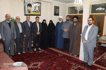 دیدار شهردار تبریز با خانواده معظم شهیدان والامقام «برگی خلجان»،«میراب مظلوم» و «موسی‌خانی و عفوی»