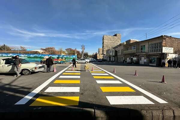 رفع ۵۵ نقطه حادثه‌خیز و خط‌کشی ۲۰ کیلومتری معابر شمالغرب تبریز طی ۳ ماه اخیر