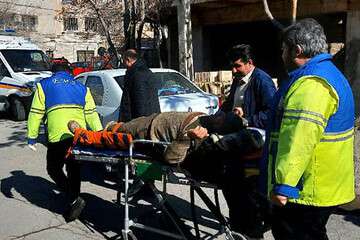 سقوط کارگر از ساختمان در کوی دانشگاه