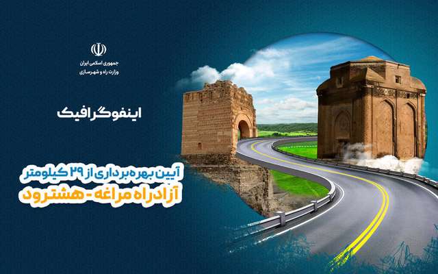 اطلاع نگاشت| آیین بهره‌برداری از ۲۹ کیلومتر آزادراه مراغه - هشترود