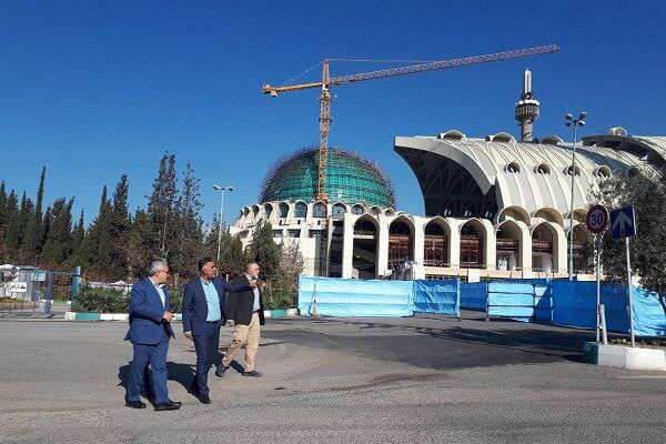 مصلای امام خمینی(ره) آماده برای برگزاری نماز عید فطر