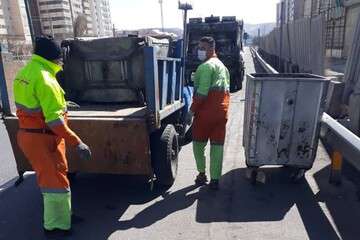 ساماندهی و جاگذاری باکس های زباله جدید در سطح حوزه منطقه یک