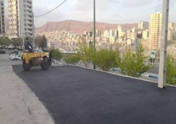 ساماندهی مسیرهای میدان استاندارد، کوچه مولوی خیابان فروغی با توزیع آسفالت