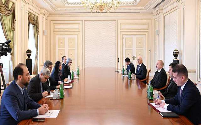 Minister of Roads and Urban Development Meets with Azerbaijani President to Discuss Bilateral Cooperation