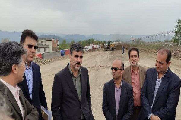 بازدید رییس سازمان راهداری کشور از پروژه بزرگراه آستارا- آستارا و پایانه مرزی جدید