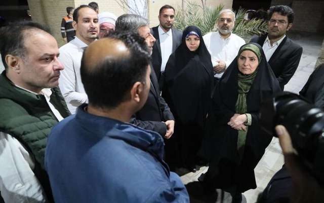 بازدید شبانه وزیر راه و شهرسازی از ایستگاه راه آهن نایین در استان اصفهان 