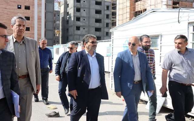 بازدید عضو هیات مدیره شرکت عمران شهرهای جدید از ۵ پروژه عمرانی فولادشهر