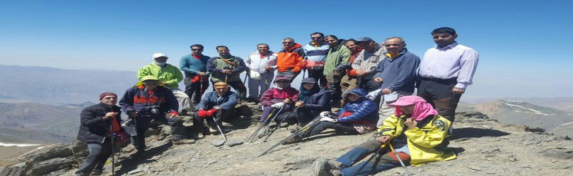 صعود تیم کوهنوردی سازمان به قله سیالان